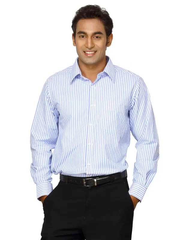 Indigo Nation Men Price catch Blue White Shirts
