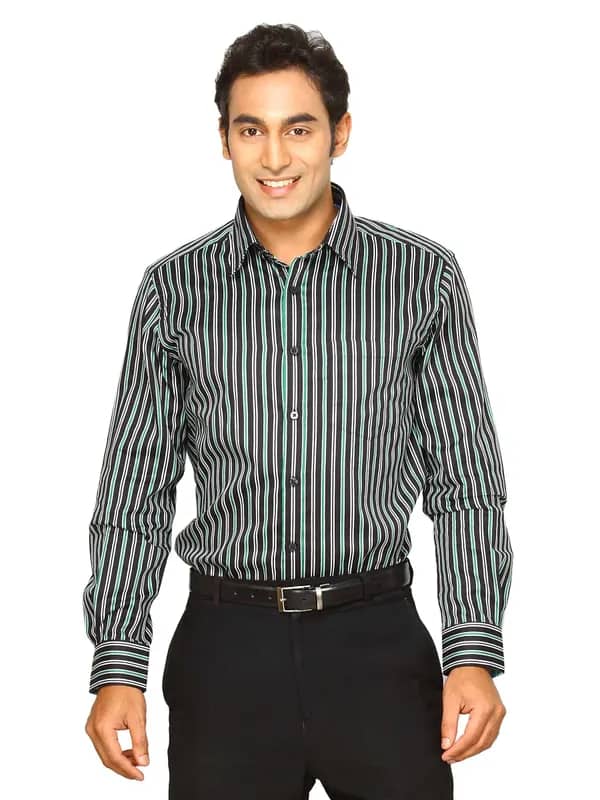 Indigo Nation Men Hot Stepper Black Shirts