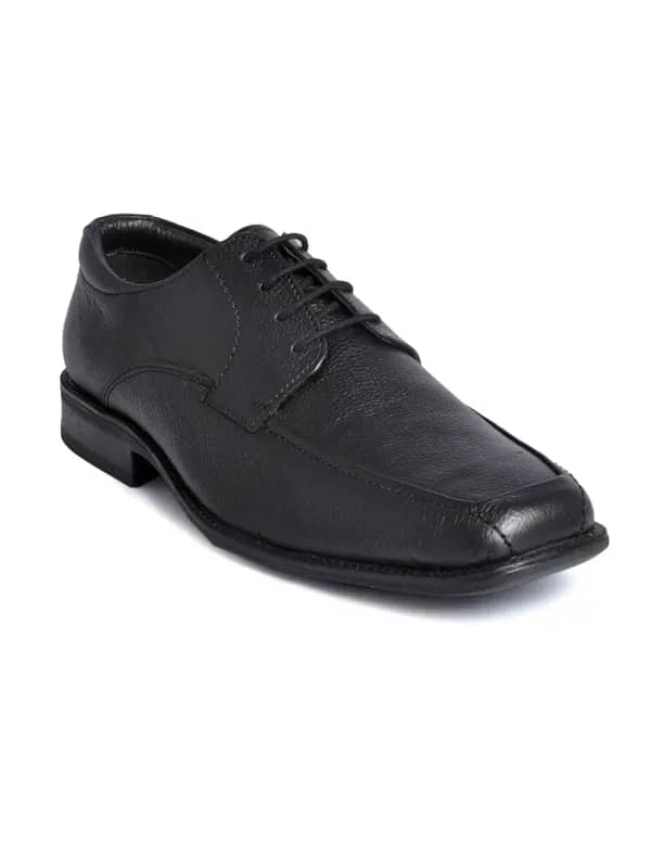 Hush Puppies Men Jungle Black Formal Shoes