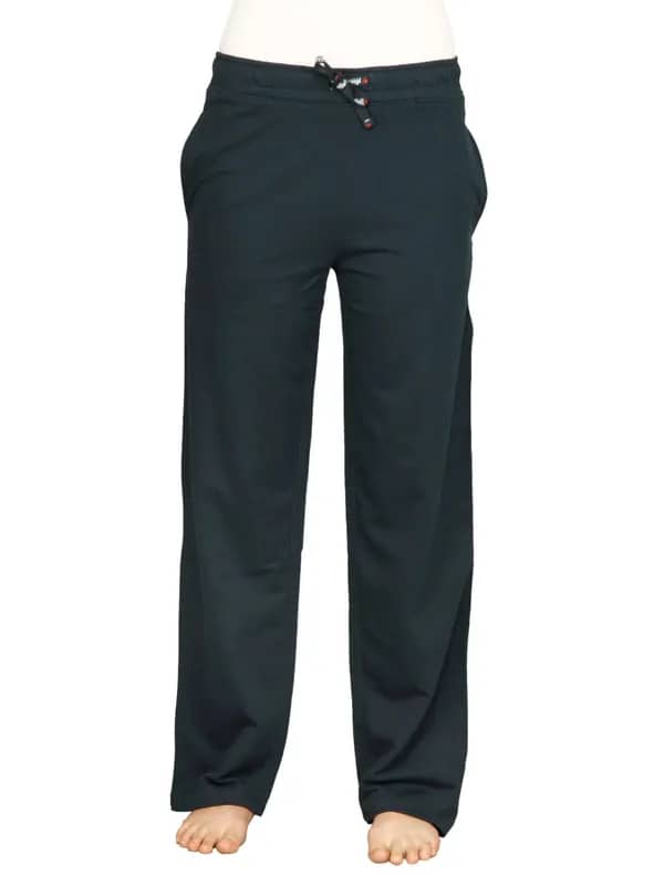 Urban Yoga Women Summer Bottoms Navy Blue Track Pants