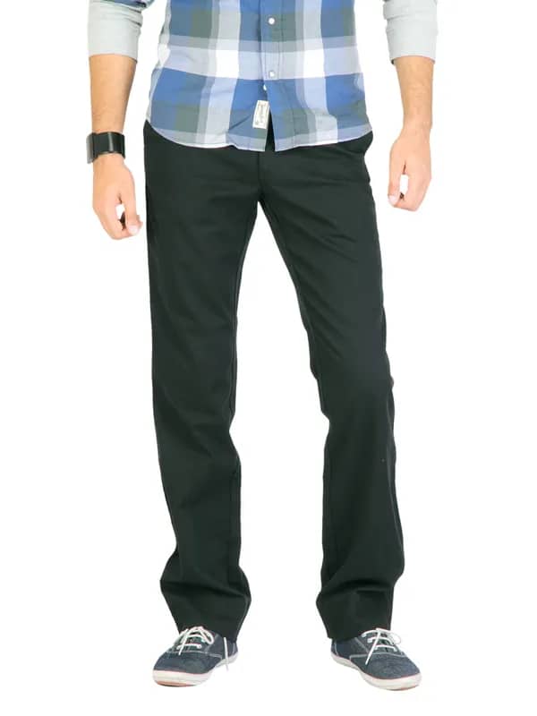 Indian Terrain Men Sid Black Trousers