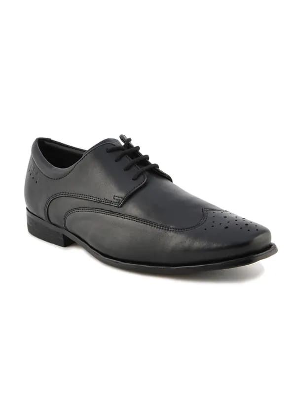 Clarks Men Leather Black Formal Shoes