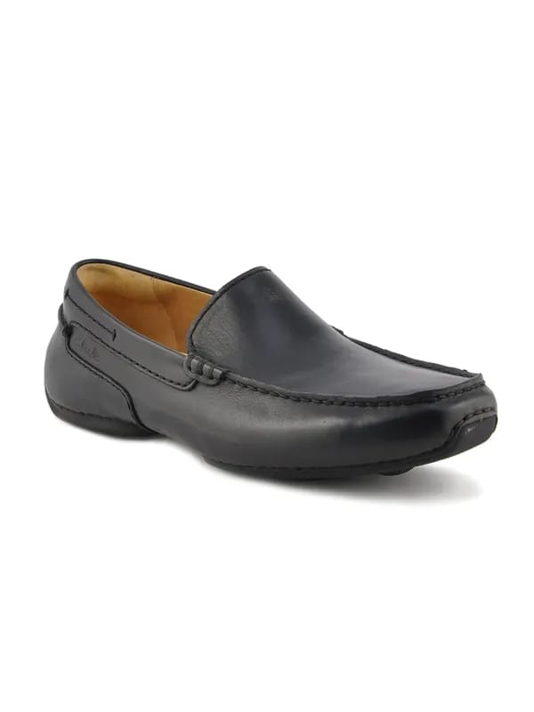 Clarks Men Black Leather Semiformal Shoes