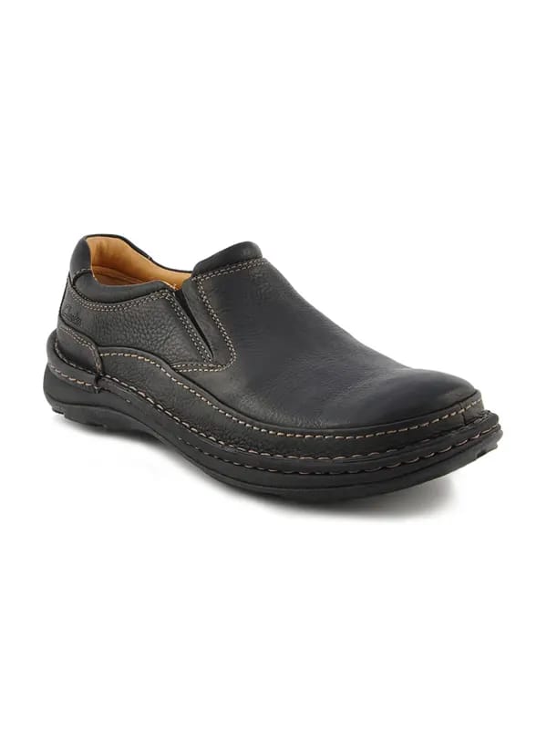 Clarks Men Nature Easy Leather Black Casual Shoes