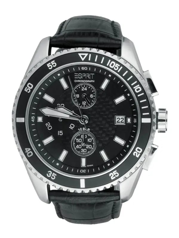 Esprit Men Velocity Chrono Black Steel Watches