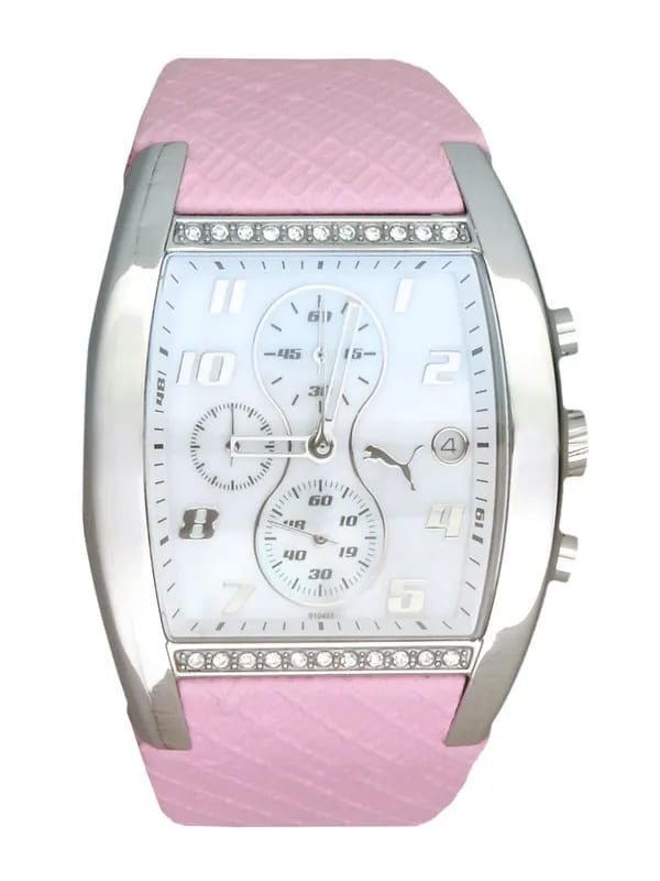 Puma Women White Dial Chronograph Watch