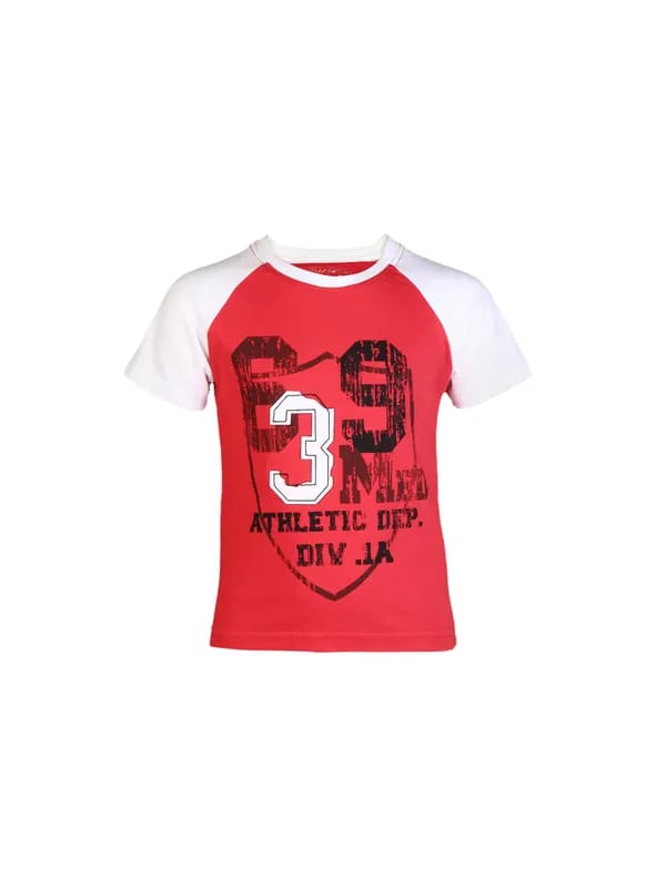 Doodle Boy Athlethic Red Tshirts