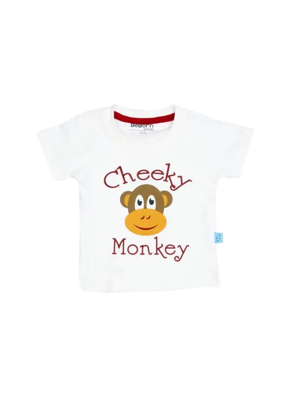 Doodle Boy Casual White Tshirts
