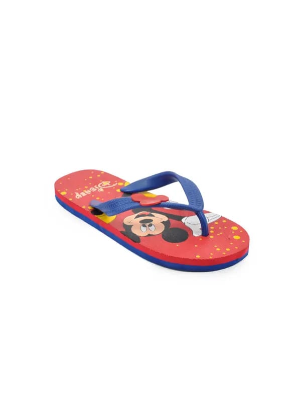Disney Unisex Kids Basic Red Flip Flops