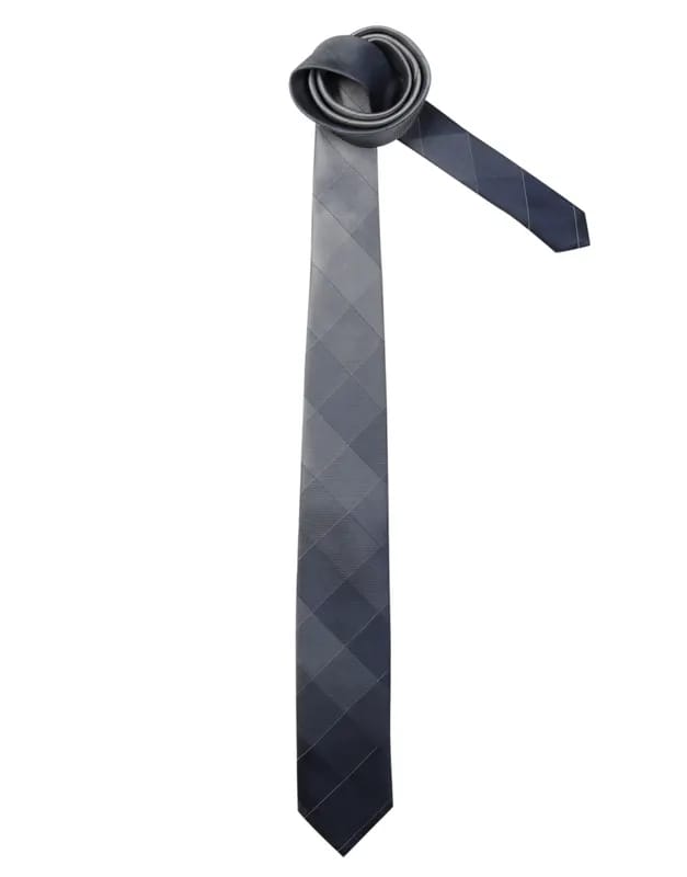Indigo Nation Men Check Grey Ties