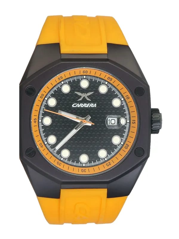 Carrera Men Strap dial Orange Watches