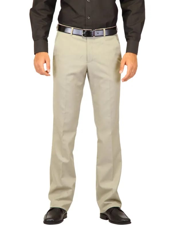 Indigo Nation Men PV Plan Beige Trousers