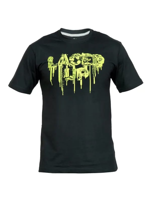 Nike Men Laced Crew Black T-Shirts