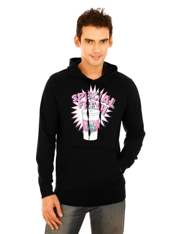 United Colors of Benetton Men Black Sweatshirt