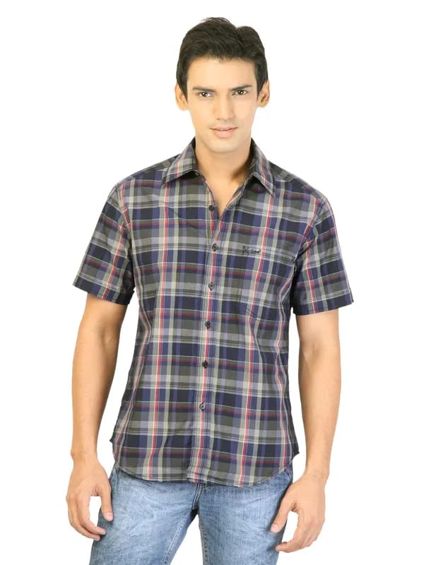 Lee Men Check Blue Shirts