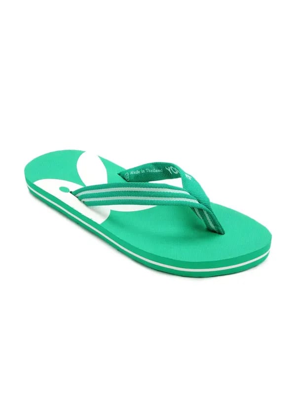 Playboy Men Green Flip Flops