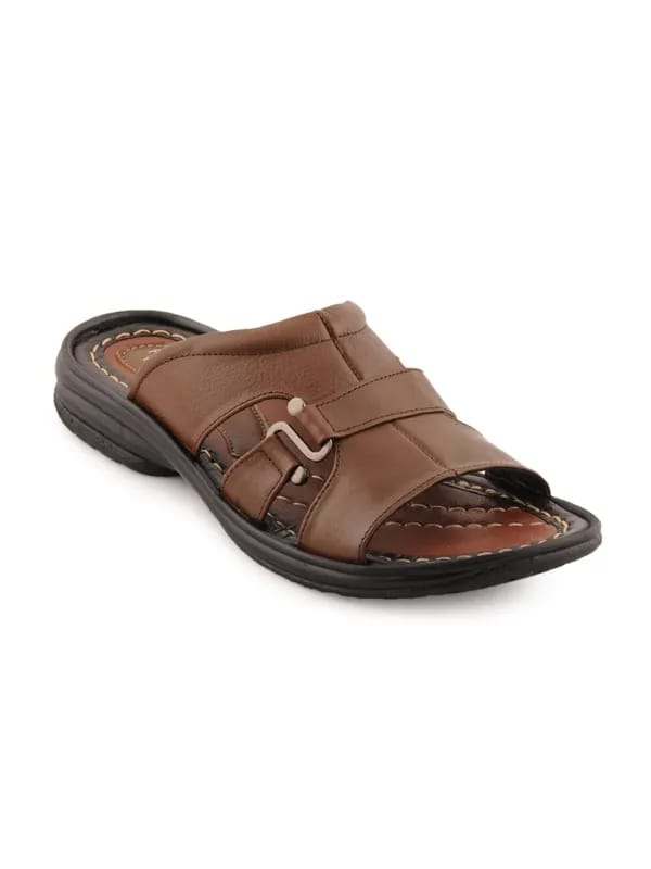 Franco Leone Men Casual Brown Sandals