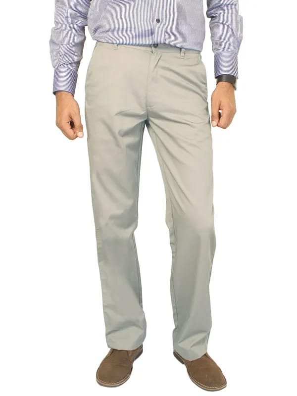 Basics Men Grey Trousers