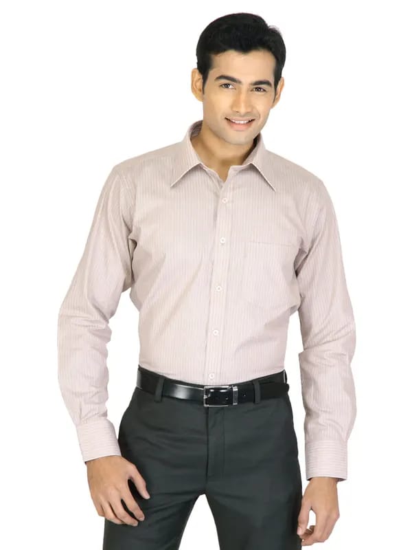 Genesis Men Striped Shirt