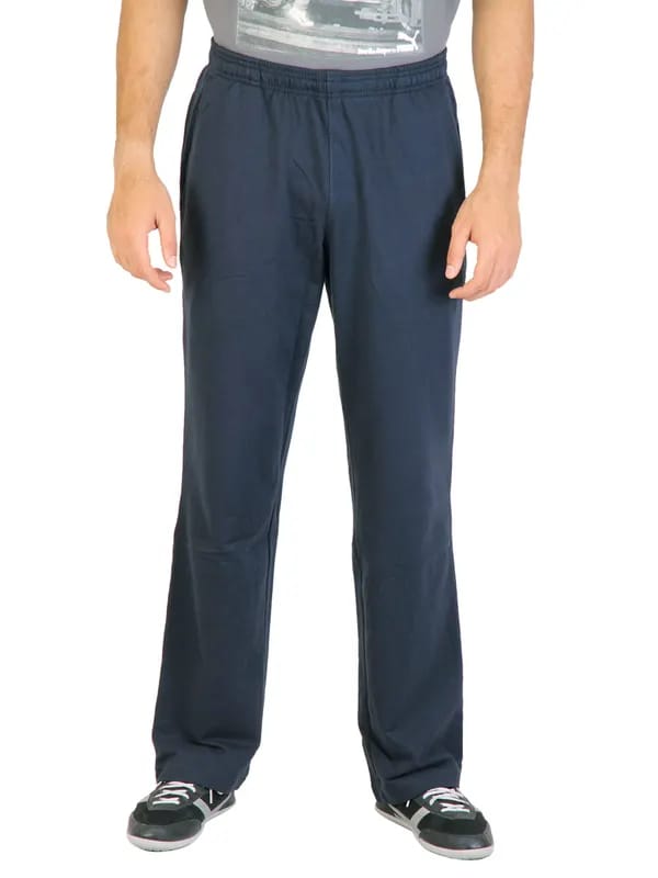Puma Men Solid Blue Track Pants