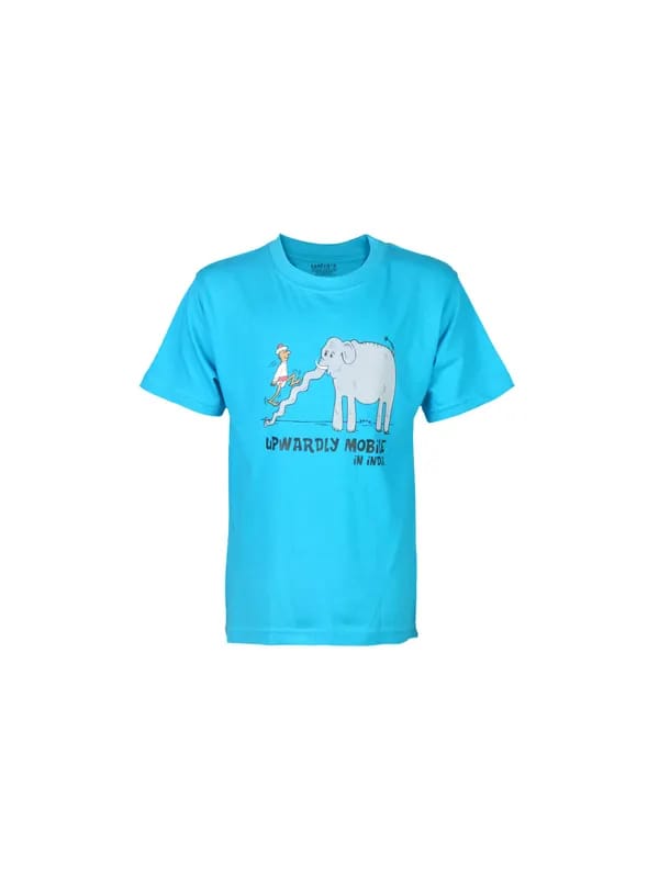 Tantra Unisex Printed Blue Tshirts