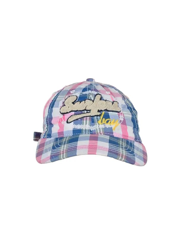 Probase Men Check Blue Cap