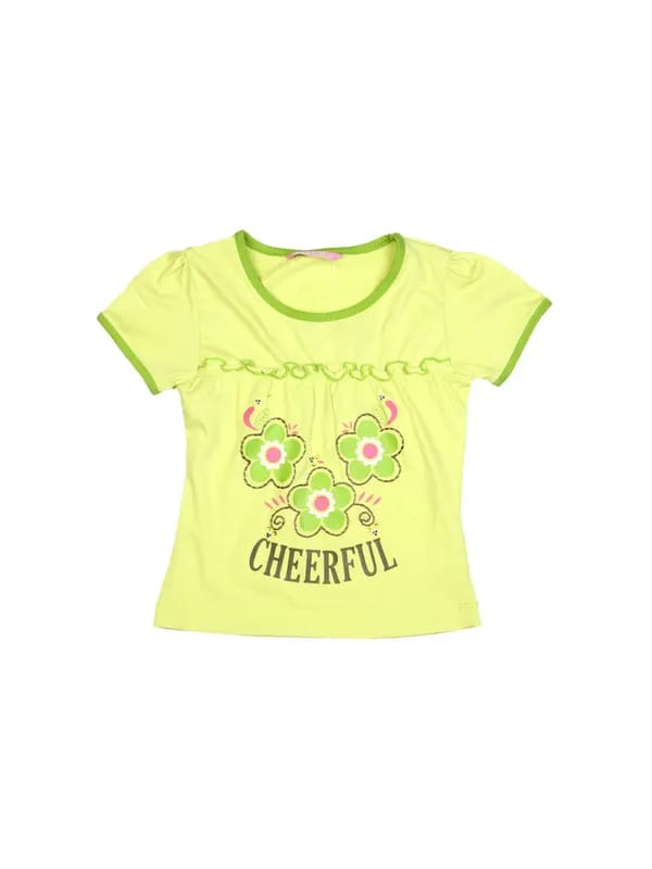 Ant Kids Girl Cheerful Green Tops