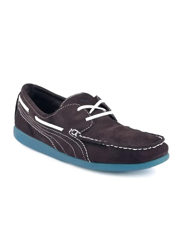 Puma Men Yacht Battleship Brown Casual Shoes