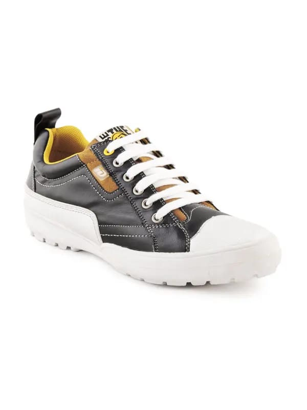 iD Men Casual Black Shoes