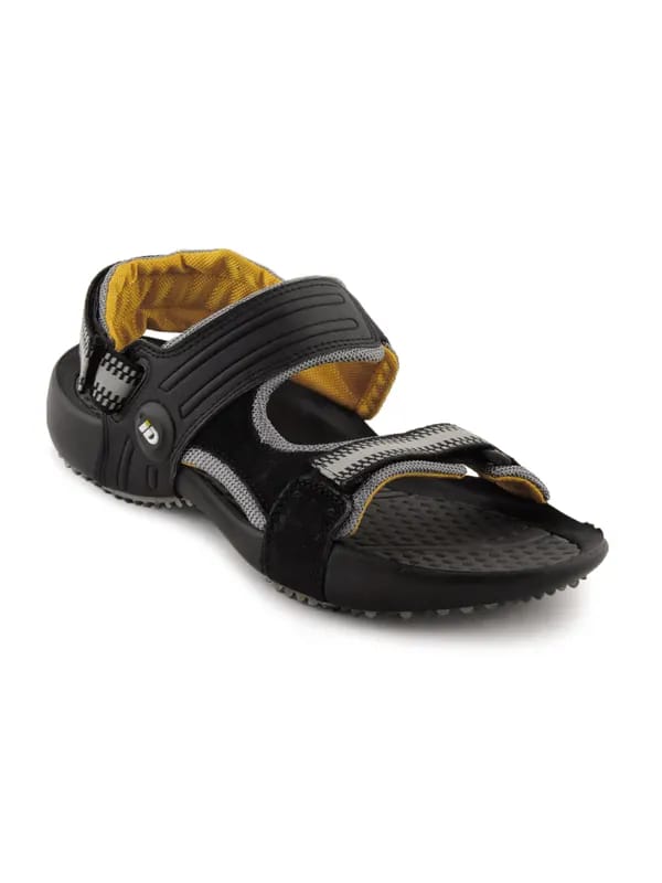 iD Men Casual Black Sandals