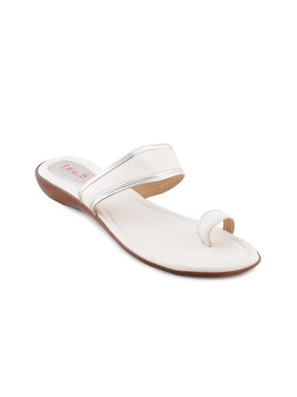 Inc 5 Women Casual White Flats