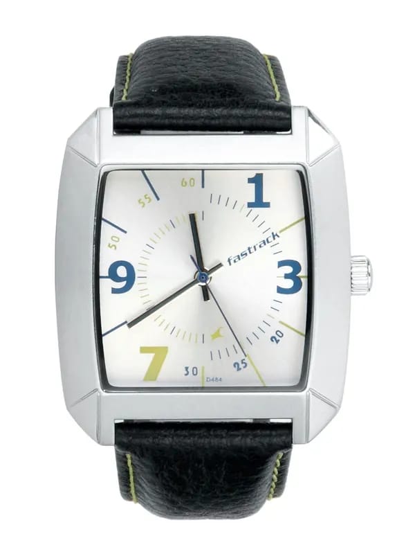 Fastrack Men Thread Stich Black Watches