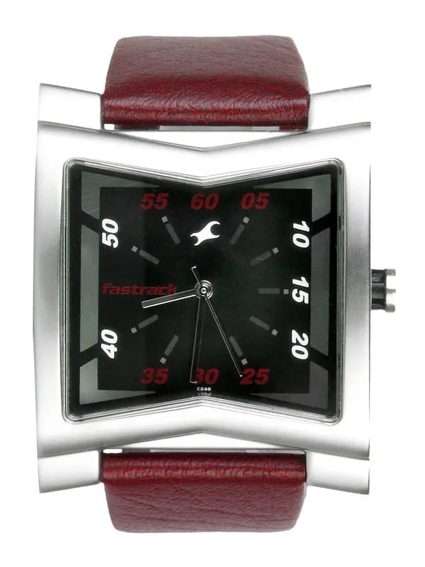 Fastrack Men Smooth Finish Strap Black Watches