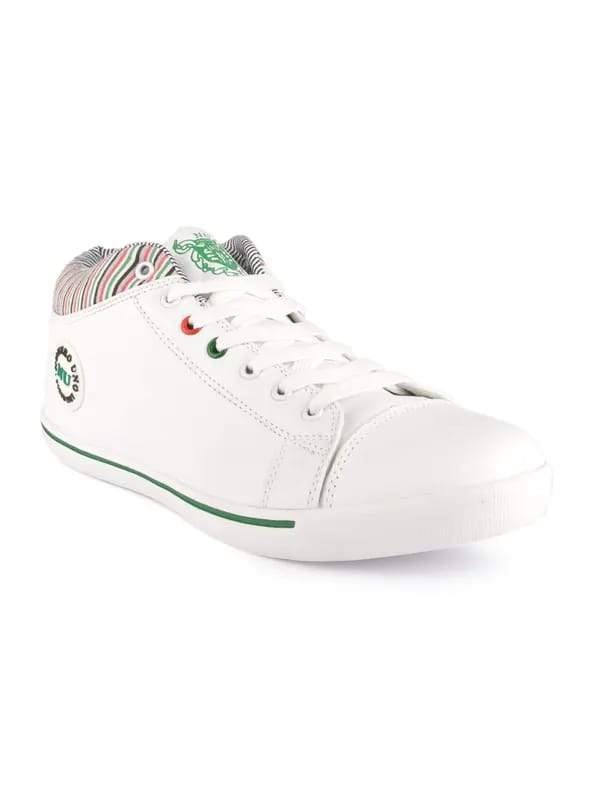 Numero Uno Men White Shoes