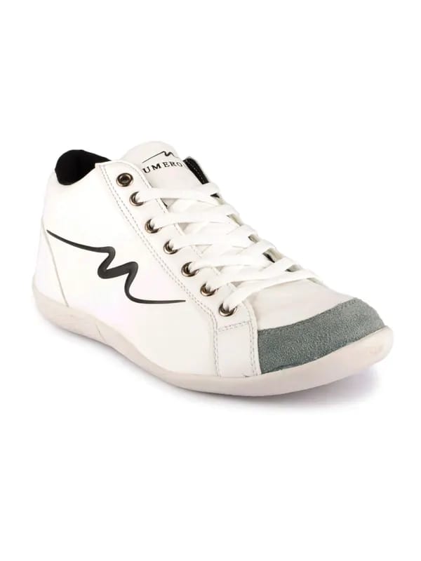 Numero Uno Men White Casual Shoes