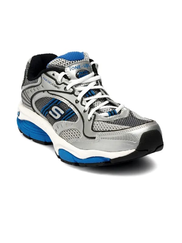Skechers Men Reliance Silver Sports Shoes
