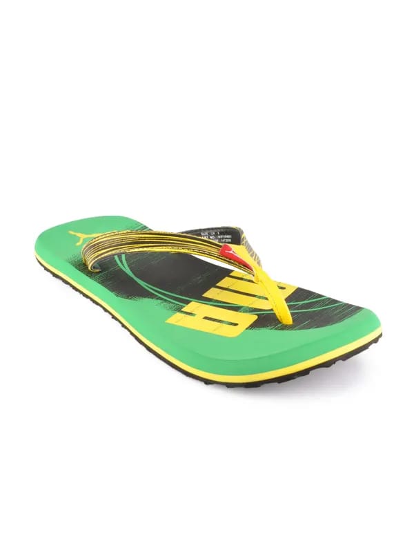 Puma Unisex Jive Green Slippers