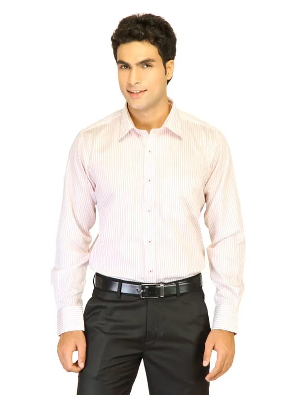 Genesis Men Red Stripe Shirt