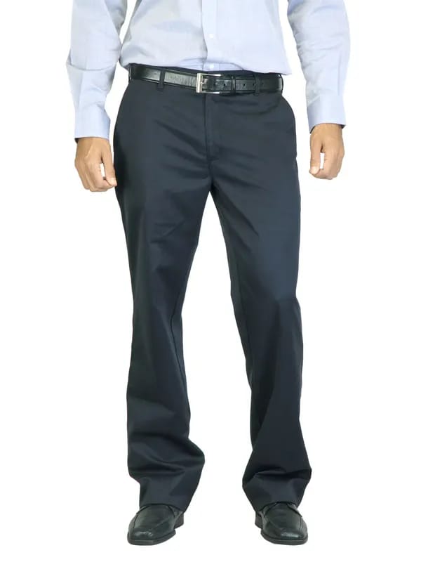 Indigo Nation Men Solid Blue Trousers