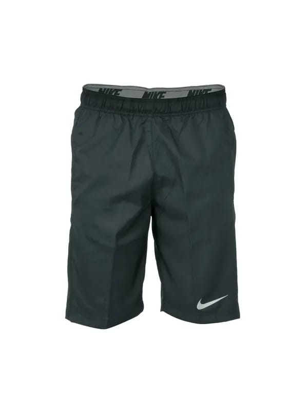 Nike Men Solid Navy Blue Shorts