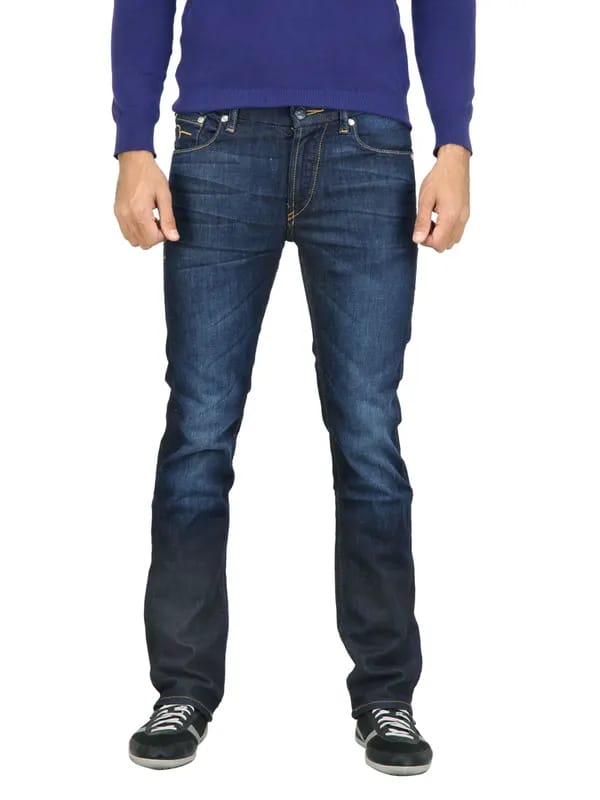 Flying Machine Men Washed Blue Jeans