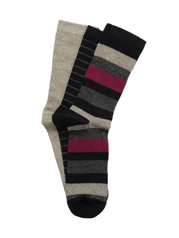United Colors of Benetton Men Pack of 3 Grey Socks