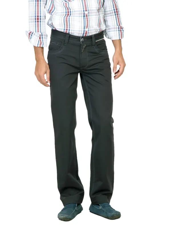 Basics Men Black Trousers
