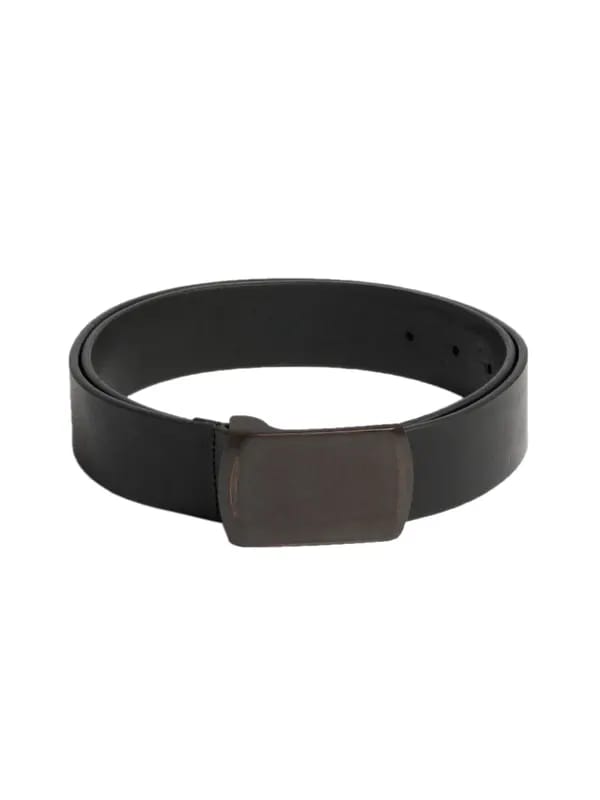 United Colors of Benetton Men Solid Black Belts