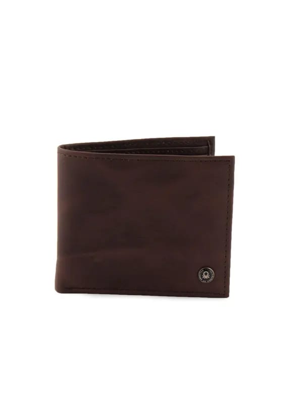 United Colors of Benetton Men Solid Brown Wallets
