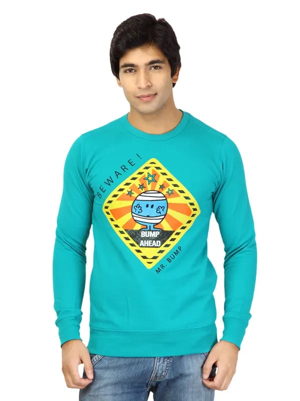 Mr. Men Men Beware Teal Tshirts