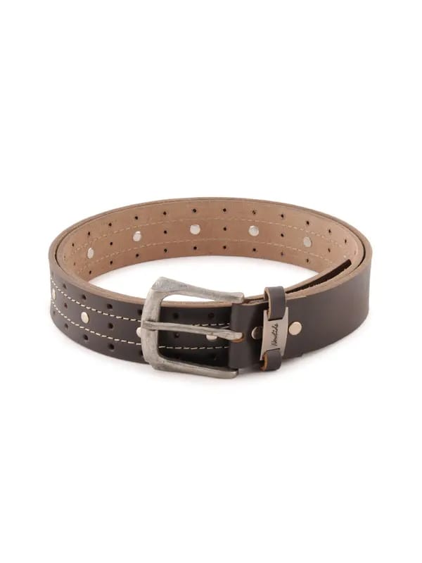New Hide Men Solid Brown Belts