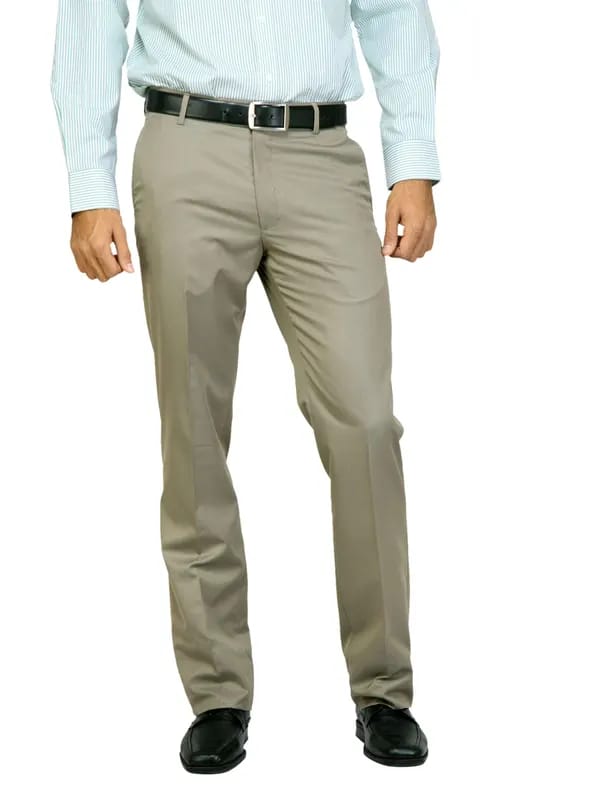 Arrow Men TR Finish Olive Trousers