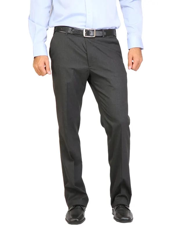 Arrow Men Autoflex Charcoal Trousers