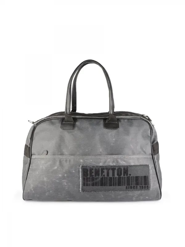 United Colors of Benetton Unisex Black Duffle Bag